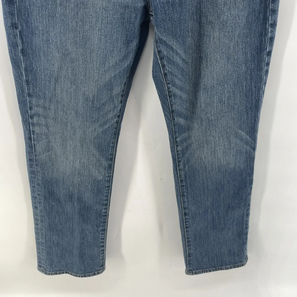 Brooks Brothers Jeans Mens 36 (FITS 33x29) Straight Faded Whiskered Denim Preppy